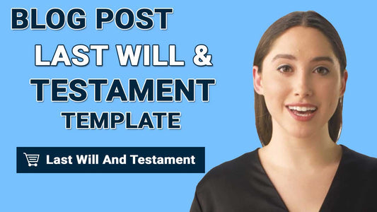 Last Will and Testament Template