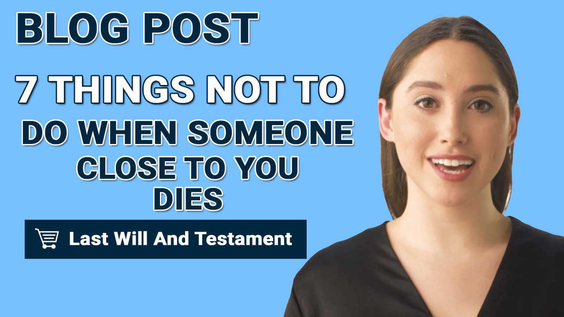 7 Things Not To Do When Someone Close To You Dies